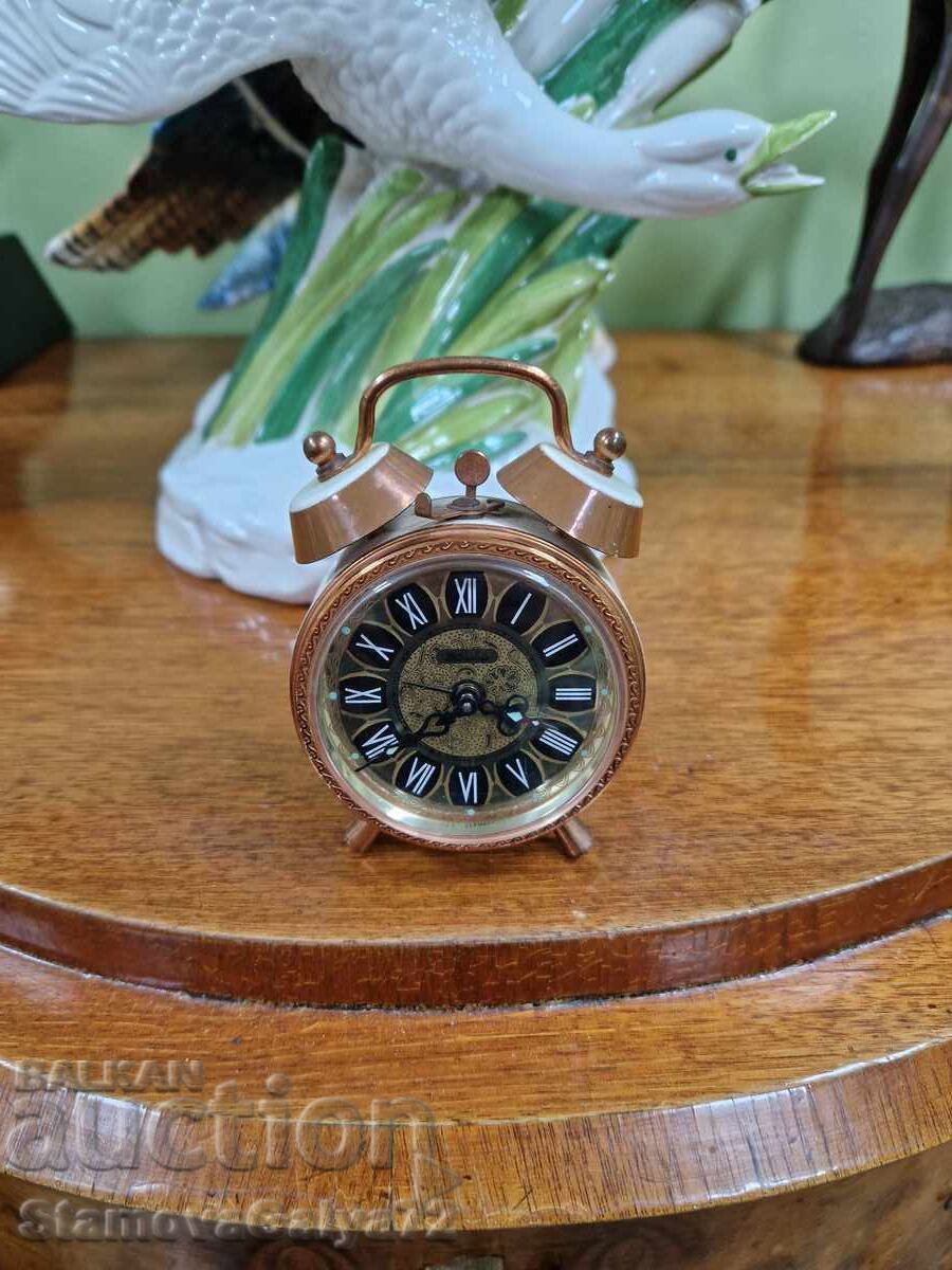 Beautiful antique collectible German Blessing alarm clock