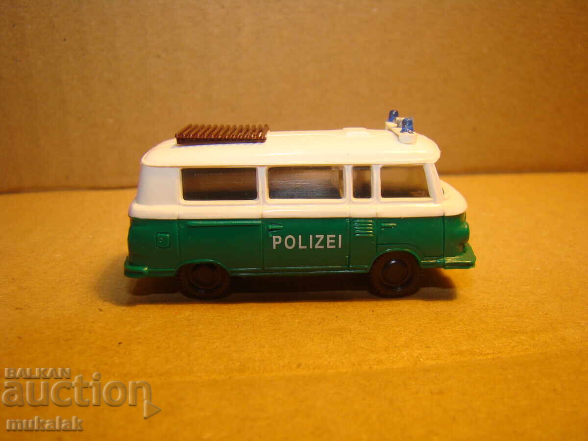 Auction H0 1/87 BARKAS POLICE MODEL TROLLEY TOY Auction H0 1/87 BARKAS POLICE MODEL TROLLEY TOY