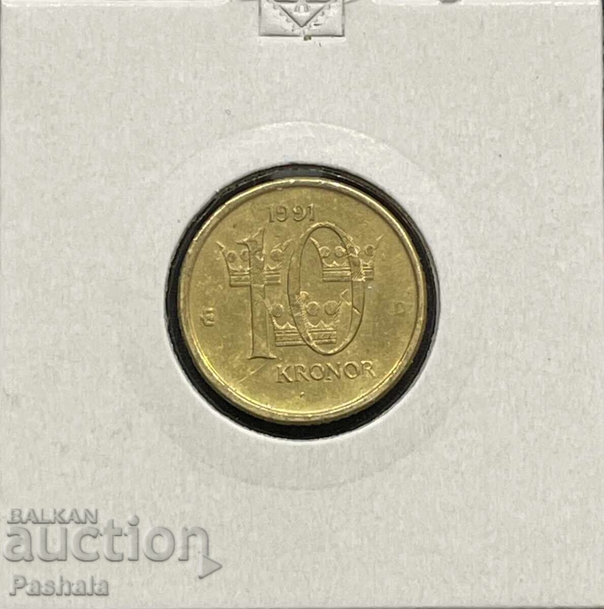Sweden 10 kronor 1991 Sweden 10 kronor 1991