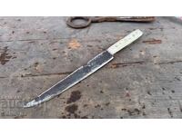 10838. OLD SHEPHERD'S KNIFE AKKULAK FORGED SOLID