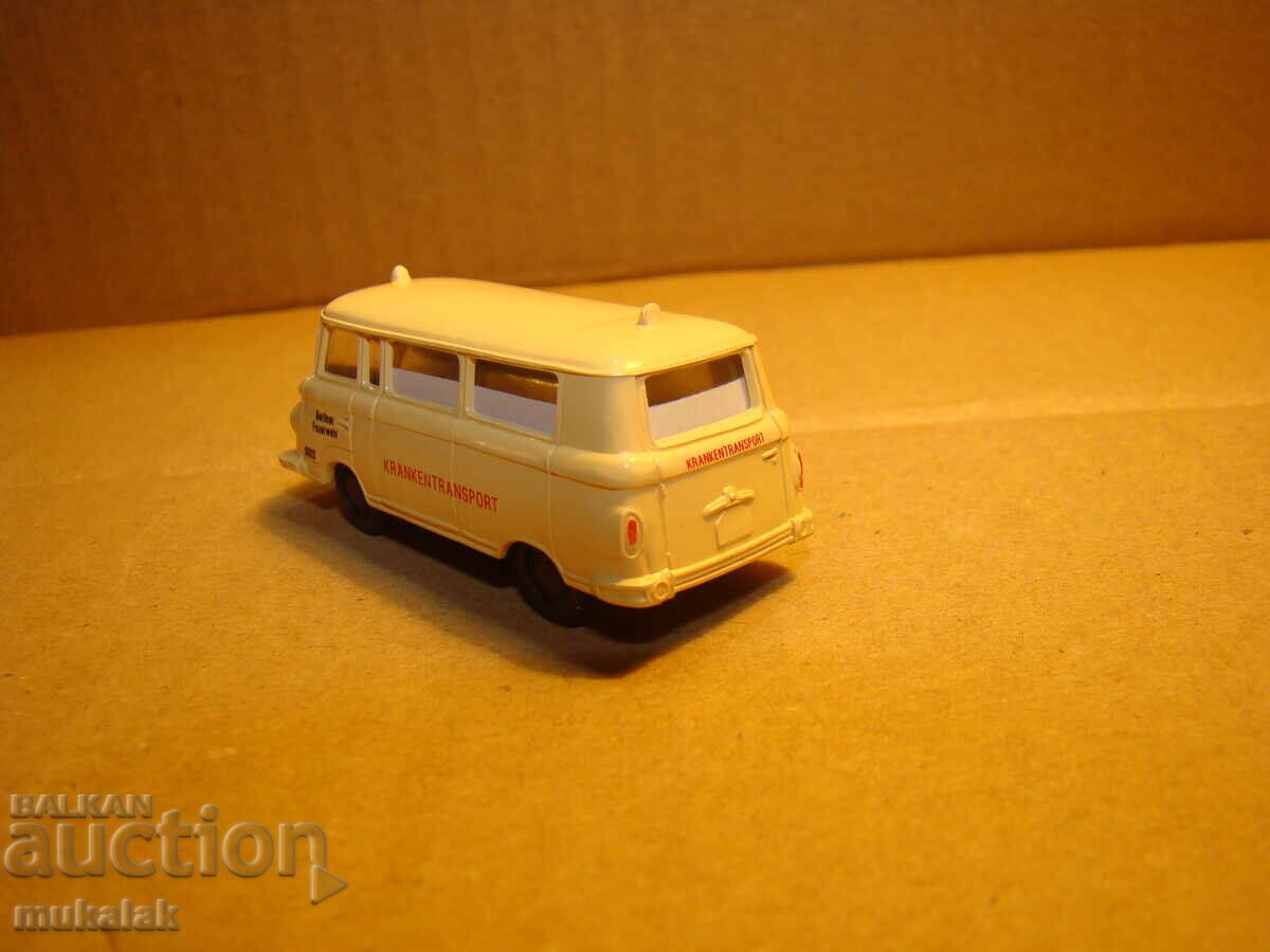 Delivery of H0 1/87 BARKAS BARKAS AMBULANCE?? MODEL TROLLEY TOY