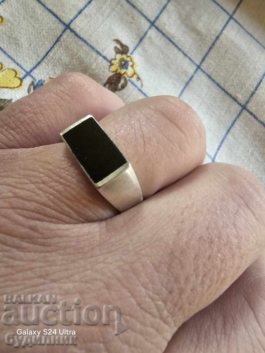 Сребърен пръстен 21,5мм 925 Проба. - 5 Сребърен пръстен 21,5мм 925 Проба. - 5