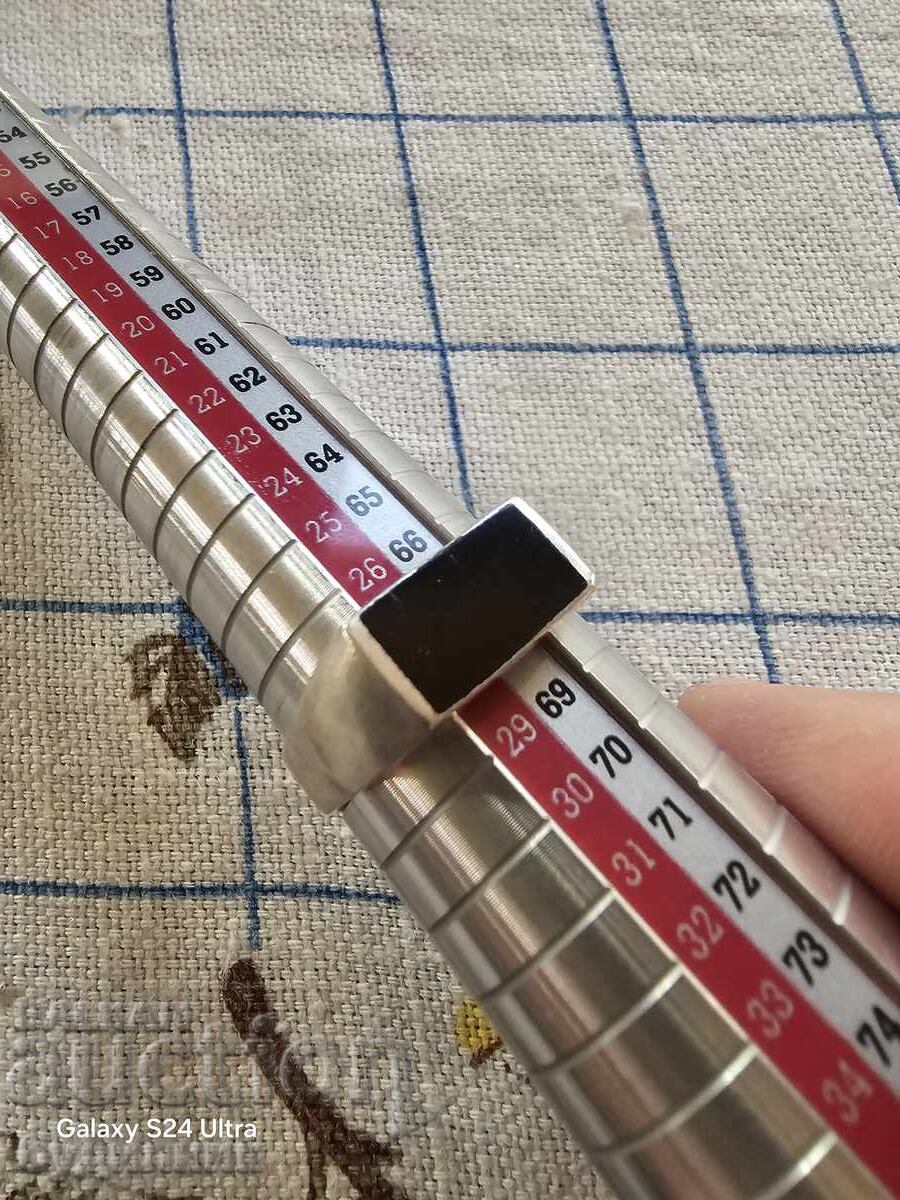 Сребърен пръстен 21,5мм 925 Проба. - 6 Сребърен пръстен 21,5мм 925 Проба. - 6