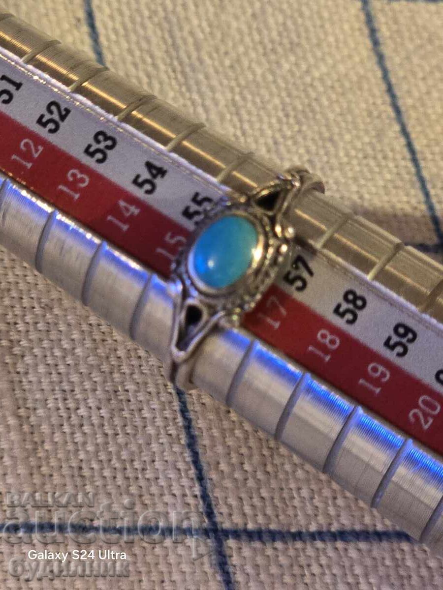 Сребърен пръстен 925 Проба. 18мм. - 6