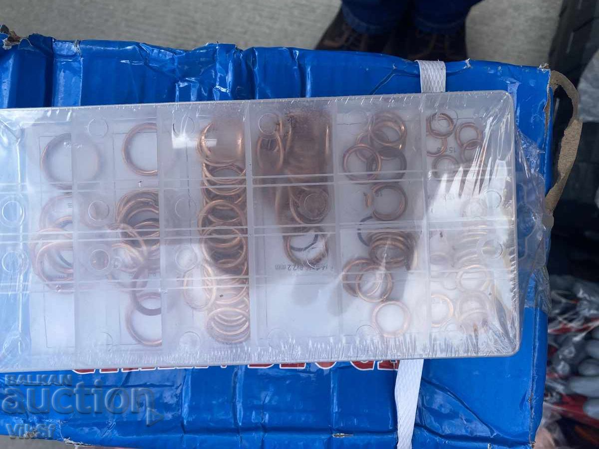 Auction  YATO copper O-ring set, 95 pieces
