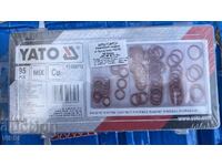 YATO copper O-ring set, 95 pieces