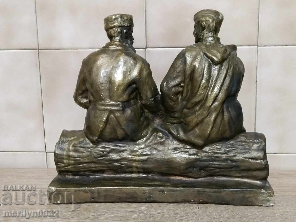Auction Liberators 2 soldiers Alyosha and his grandfather USSR Bulgarian Communist Party sculpture Auction Liberators 2 soldiers Alyosha and his grandfather USSR Bulgarian Communist Party sculpture