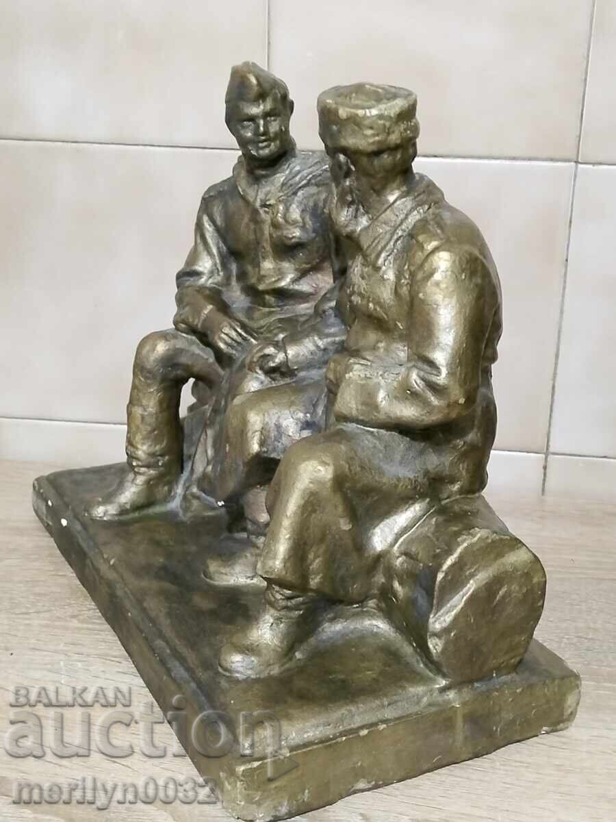 Liberators 2 soldiers Alyosha and his grandfather USSR Bulgarian Communist Party sculpture - 6 Liberators 2 soldiers Alyosha and his grandfather USSR Bulgarian Communist Party sculpture - 6