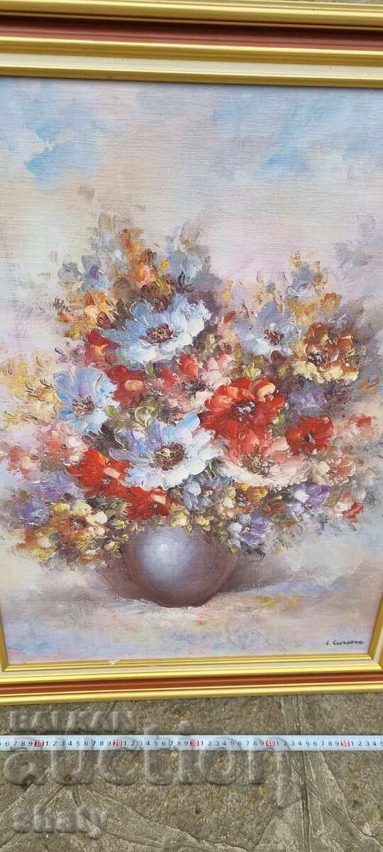 Old painting. Oil on canvas with price 80.00 BGN | € 40.90 Old painting. Oil on canvas with price 80.00 BGN | € 40.90