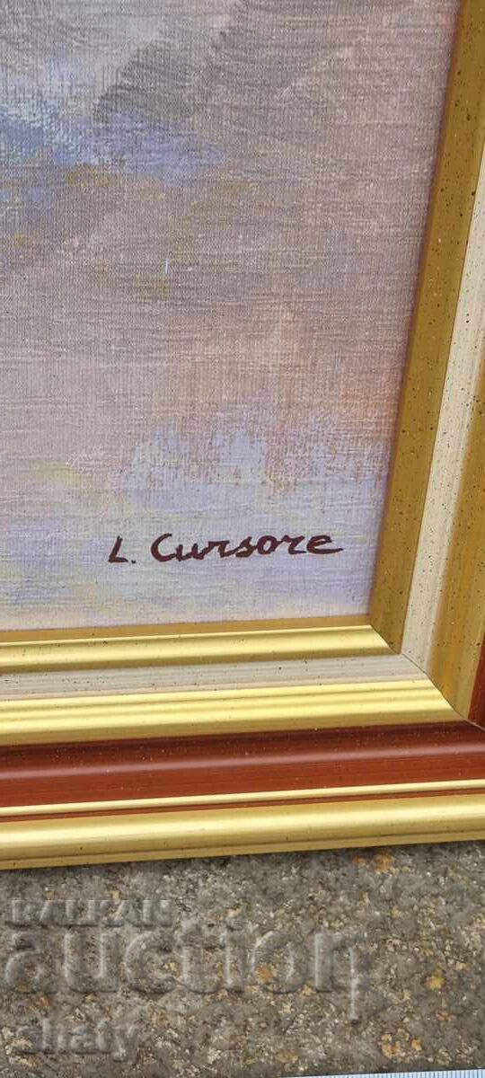 Old painting. Oil on canvas - 6 Old painting. Oil on canvas - 6