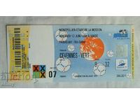 Football ticket Paraguay - Bulgaria, 1998, FIFA