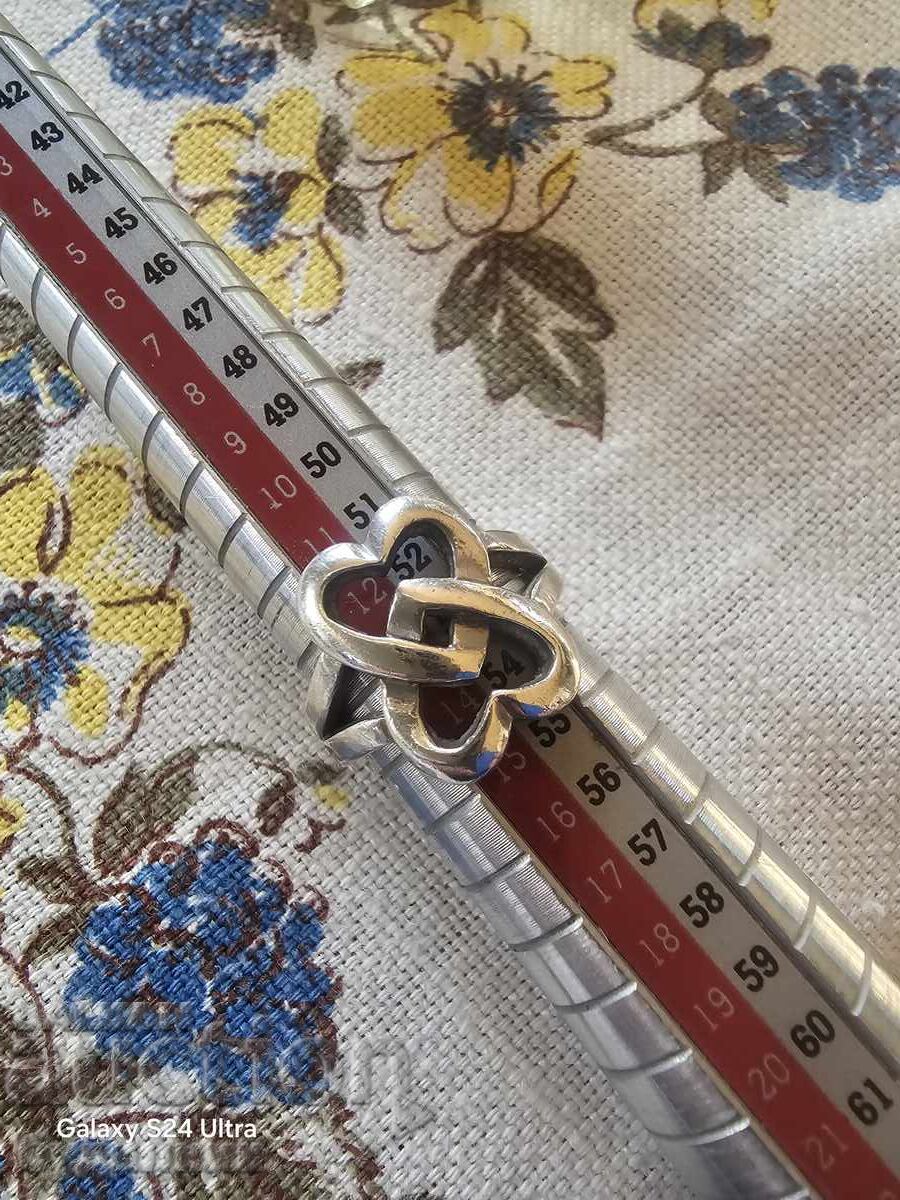 Silver ring 17mm 925 Sample. - 5 Silver ring 17mm 925 Sample. - 5