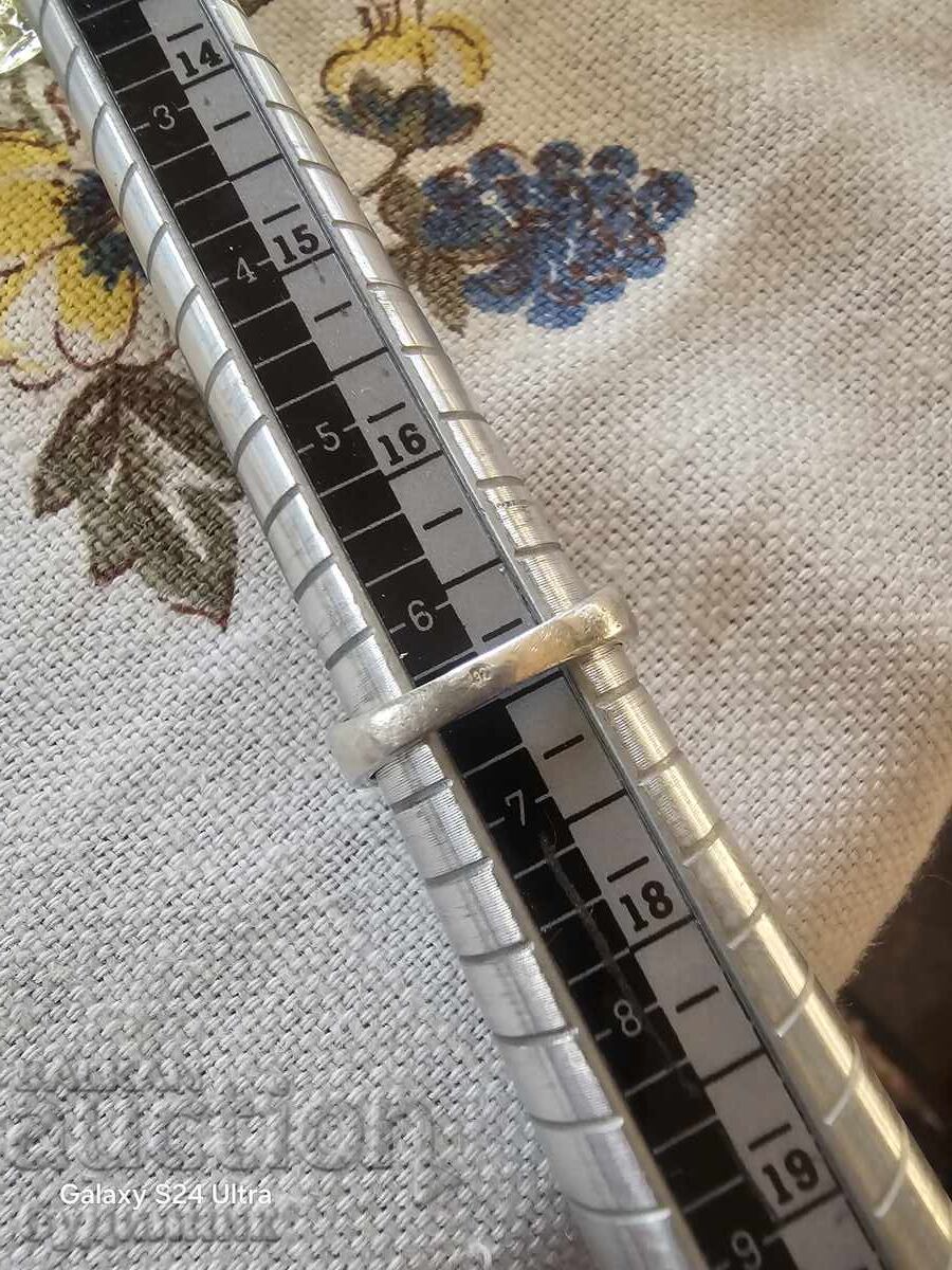 Silver ring 17mm 925 Sample. - 6 Silver ring 17mm 925 Sample. - 6