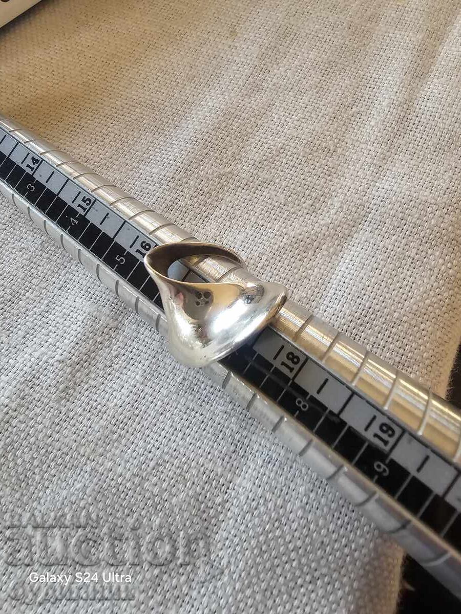 Silver ring 17mm 925 Sample. - 5 Silver ring 17mm 925 Sample. - 5