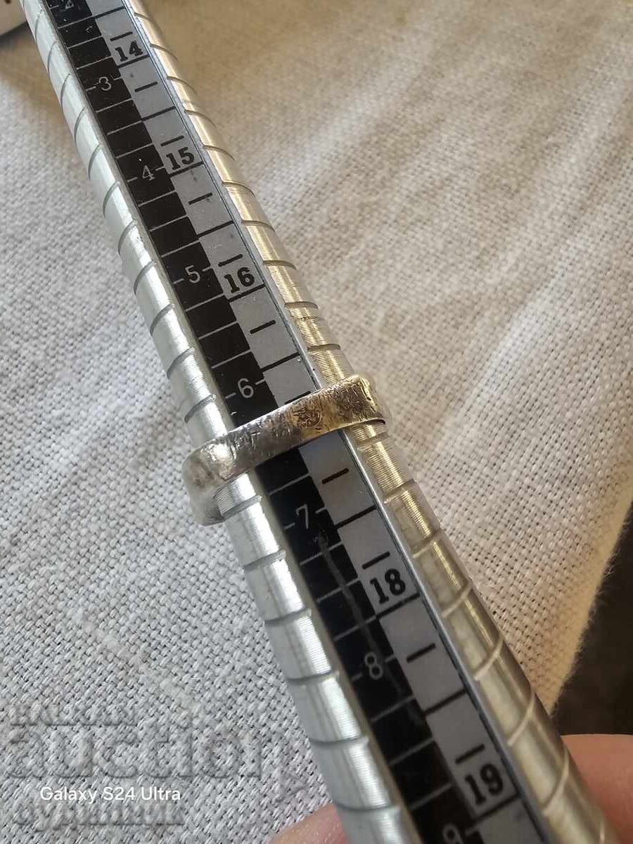 Сребърен пръстен 17мм 925 Проба. - 5 Сребърен пръстен 17мм 925 Проба. - 5