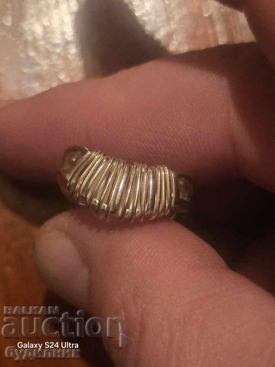 Silver ring 17.5mm 925 Sample. - 5 Silver ring 17.5mm 925 Sample. - 5