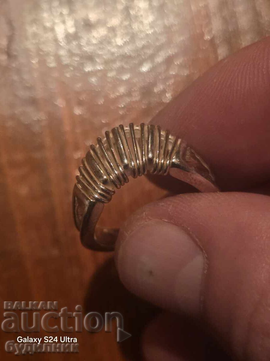 Silver ring 17.5mm 925 Sample. - 7 Silver ring 17.5mm 925 Sample. - 7