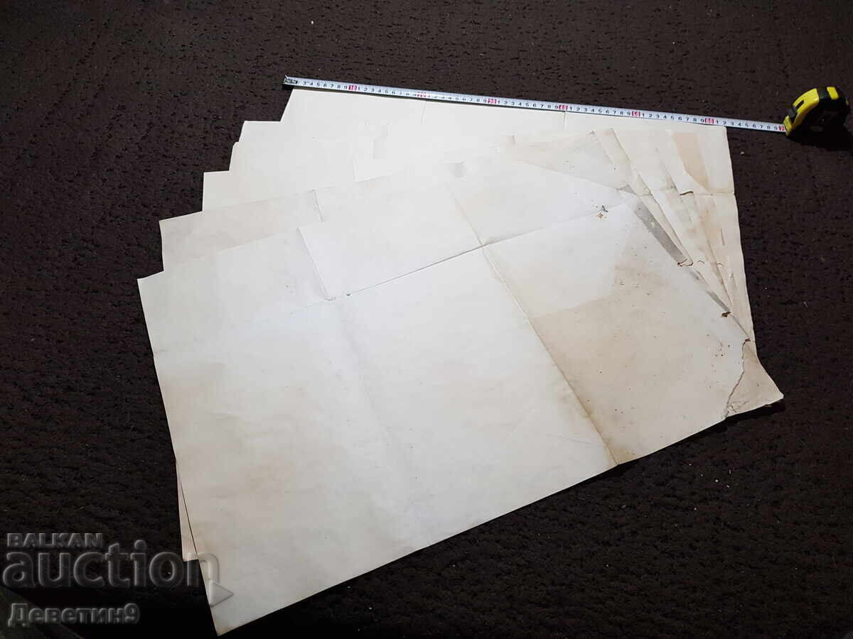 Old military sketches (drawings) 60/40cm.-6 pcs. - 6