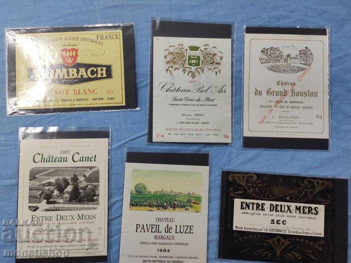 We offer a large collection of wine labels We offer a large collection of wine labels