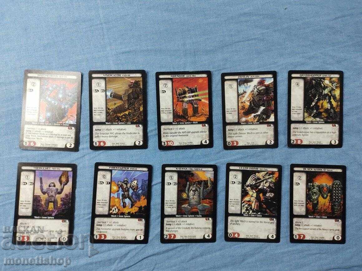 Предлагаме голяма колекция карти Batletech Предлагаме голяма колекция карти Batletech