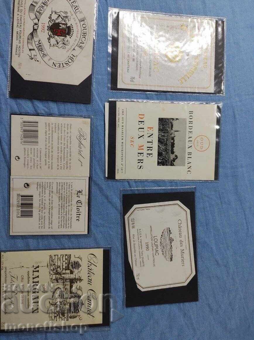 We offer a large collection of wine labels We offer a large collection of wine labels