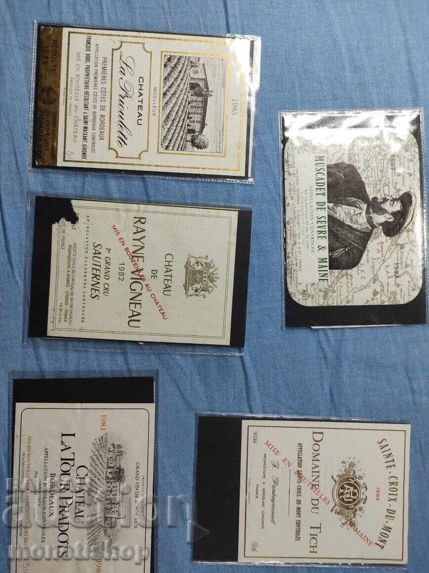 We offer a large collection of wine labels We offer a large collection of wine labels