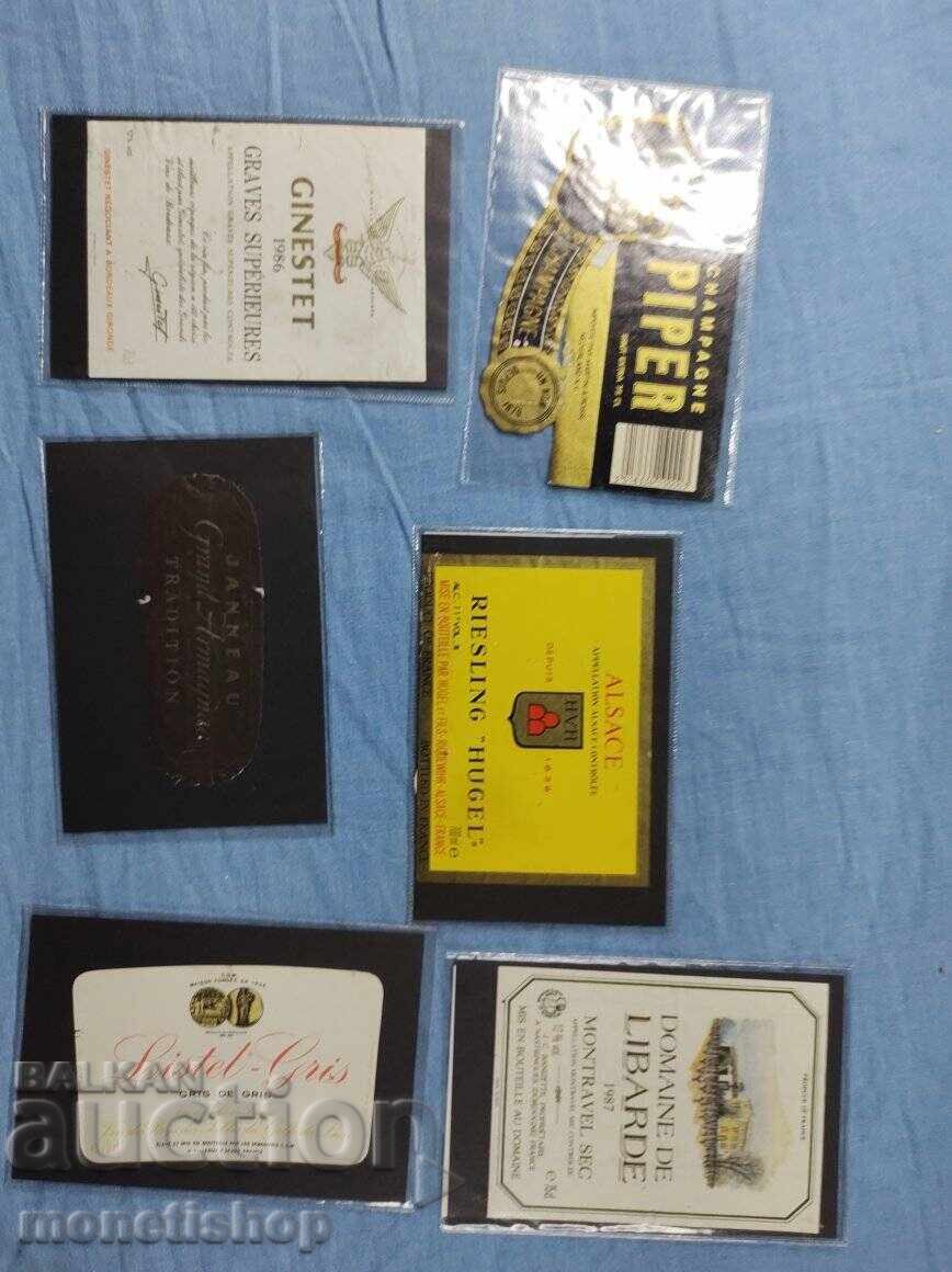 We offer a large collection of wine labels