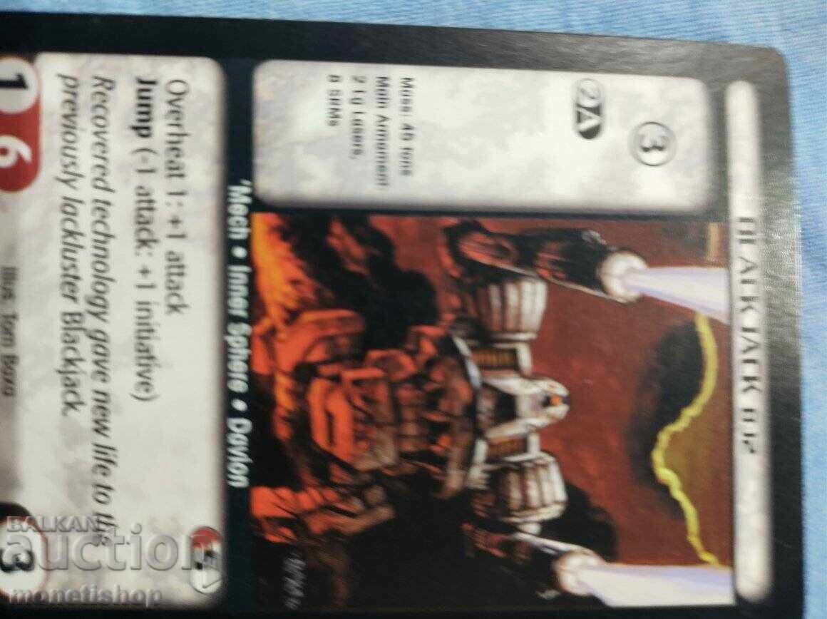 We offer a large collection of Batletech cards - 6 We offer a large collection of Batletech cards - 6