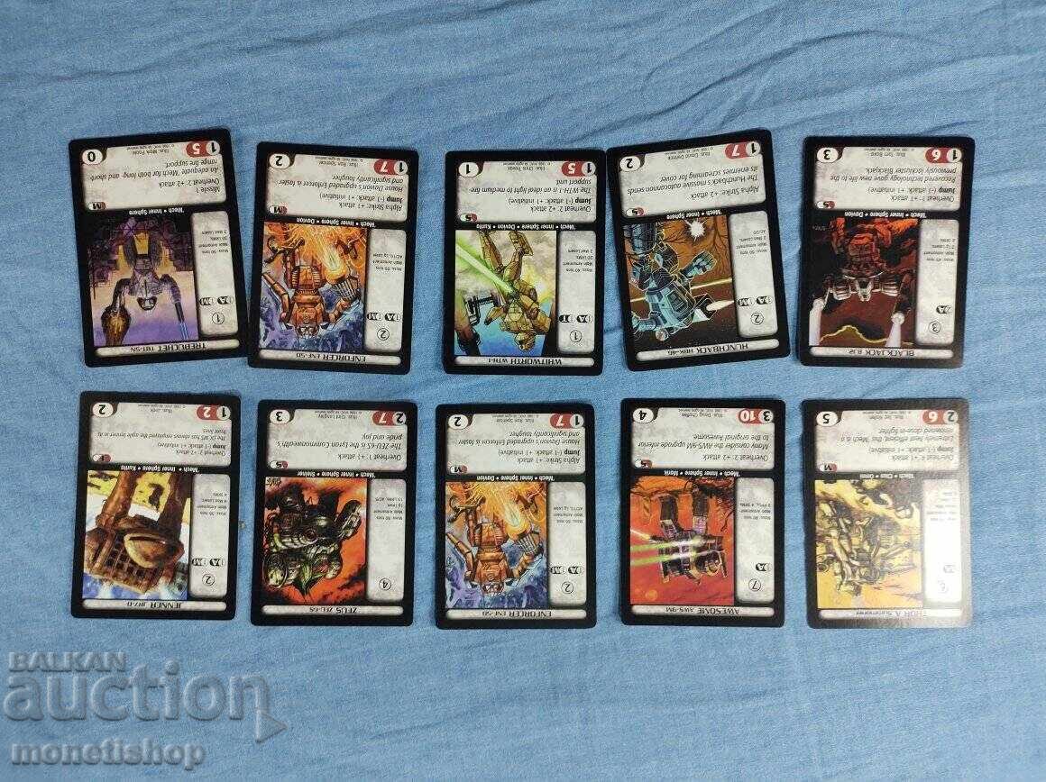 We offer a large collection of Batletech cards We offer a large collection of Batletech cards