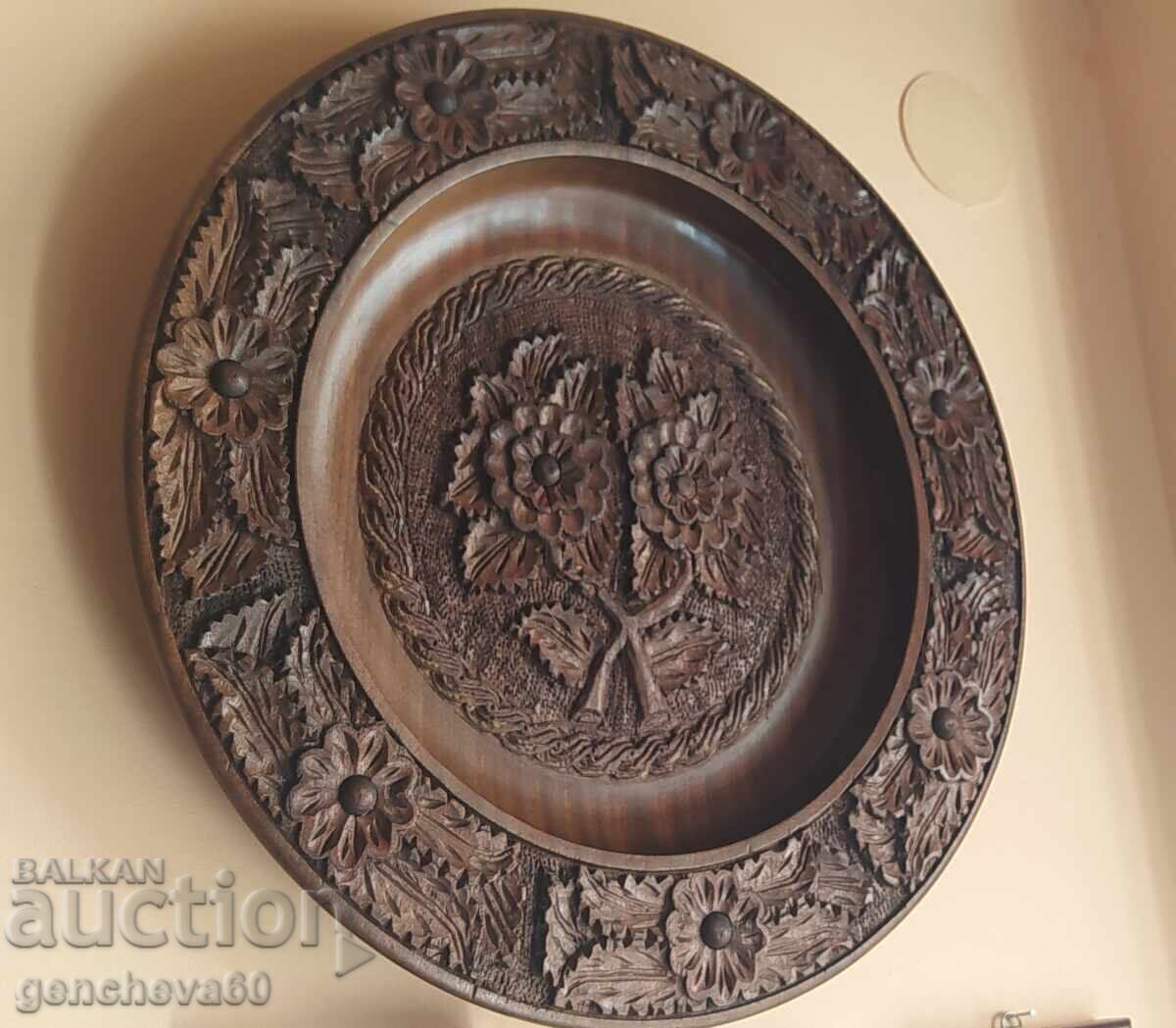 Υπέροχο μεγάλο σκαλιστό πιάτο για διακόσμηση - 7 Υπέροχο μεγάλο σκαλιστό πιάτο για διακόσμηση - 7