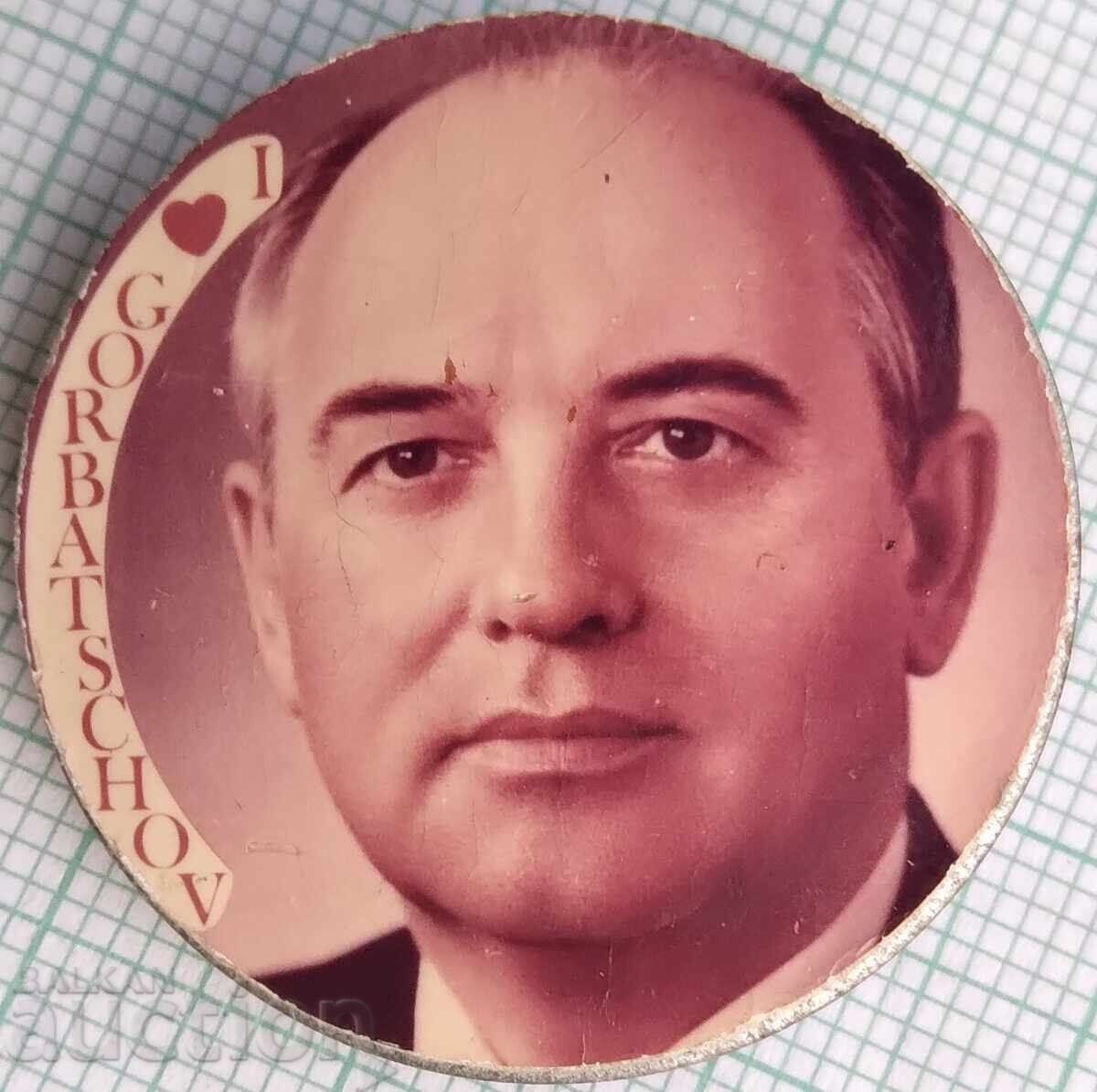 18131 Badge - Mikhail Gorbachev 18131 Badge - Mikhail Gorbachev