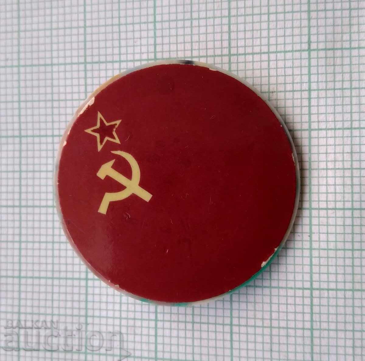 18132 Badge - flag USSR flag with price 3.00 BGN | € 1.53