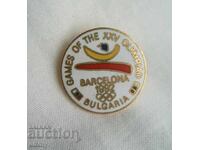 Badge - Olympic Games Barcelona 1992. Enamel