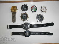 Lot of watches for repair or batteries.