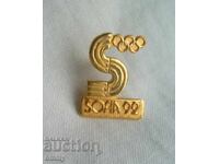 Badge - Sofia candidate for the 1992 Winter Olympics