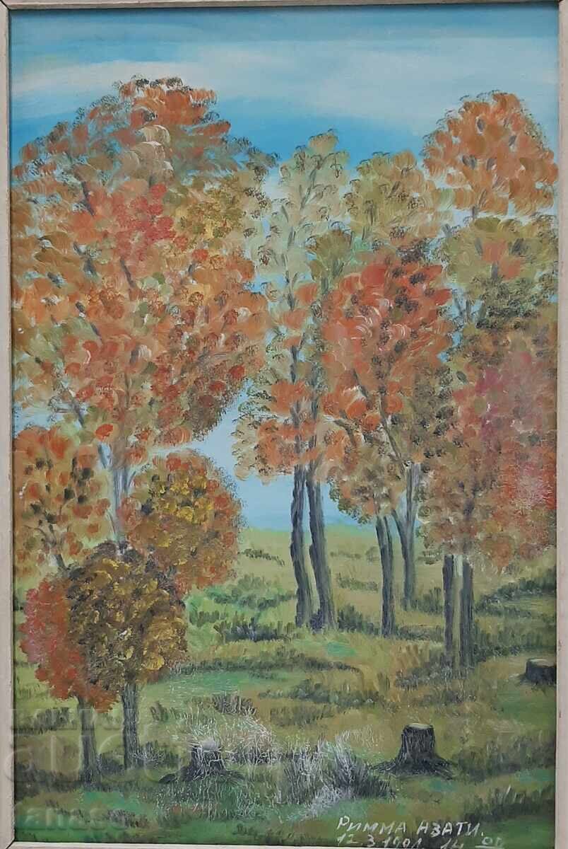 Old author's painting, oil on fiberboard (3.3) with price 120.00 BGN | € 61.36 Old author's painting, oil on fiberboard (3.3) with price 120.00 BGN | € 61.36