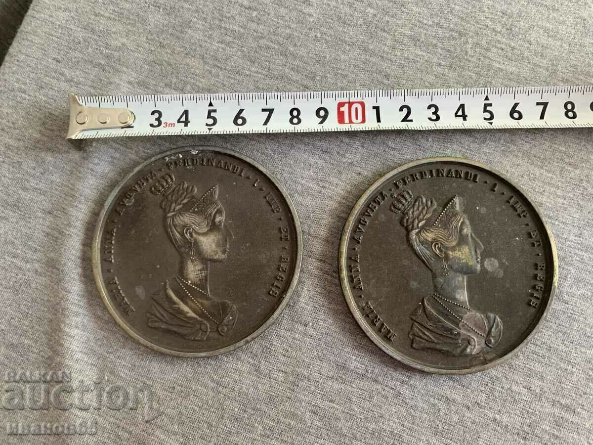 Delivery of medallions Maria Anna Augusta Ferdinandi I Imp Et Regis Delivery of medallions Maria Anna Augusta Ferdinandi I Imp Et Regis