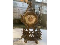 Baroque mechanical table clock