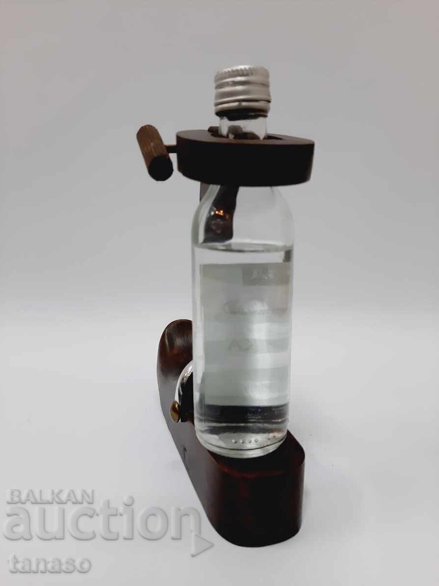 Old wooden figure, shoe, small bottle stand - 5