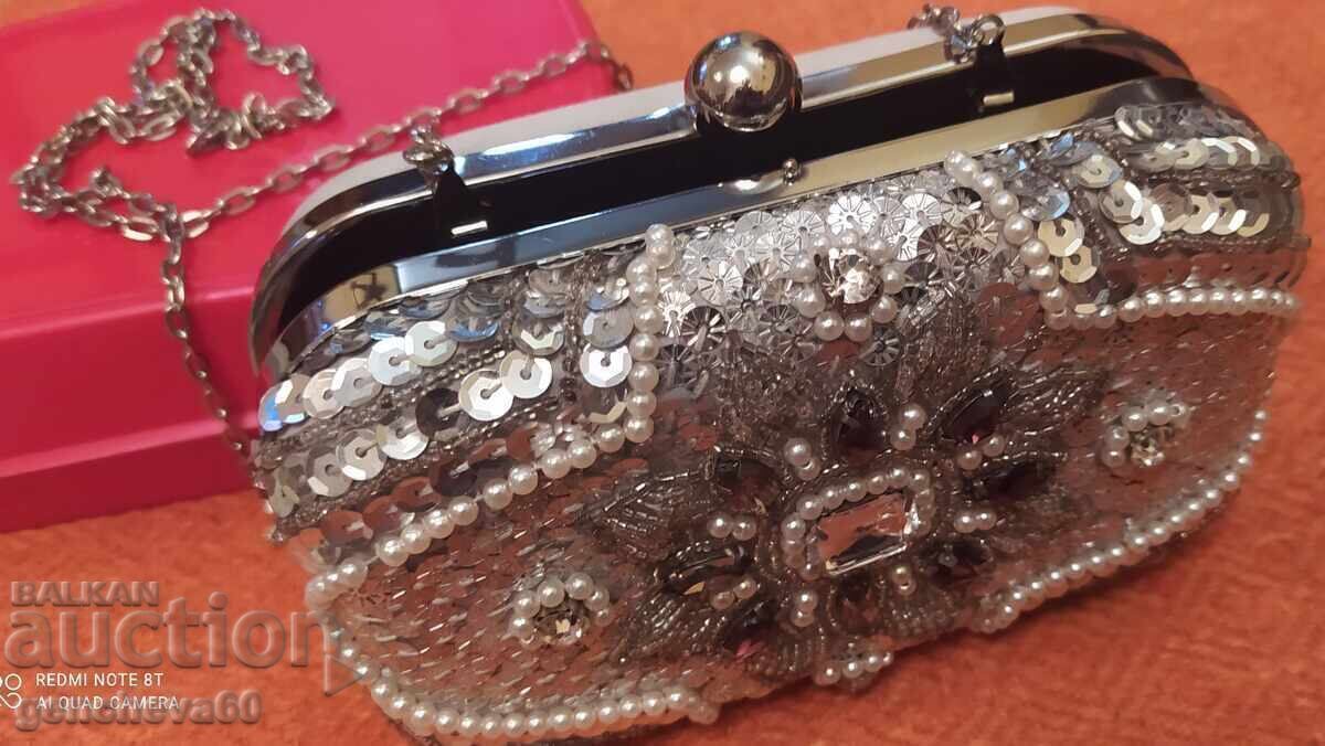 Beautiful Women's Bag with Beads and Sequins/Brand - 7 Beautiful Women's Bag with Beads and Sequins/Brand - 7