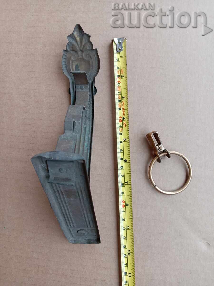 Auction  bracket stand curtain rod 19th century