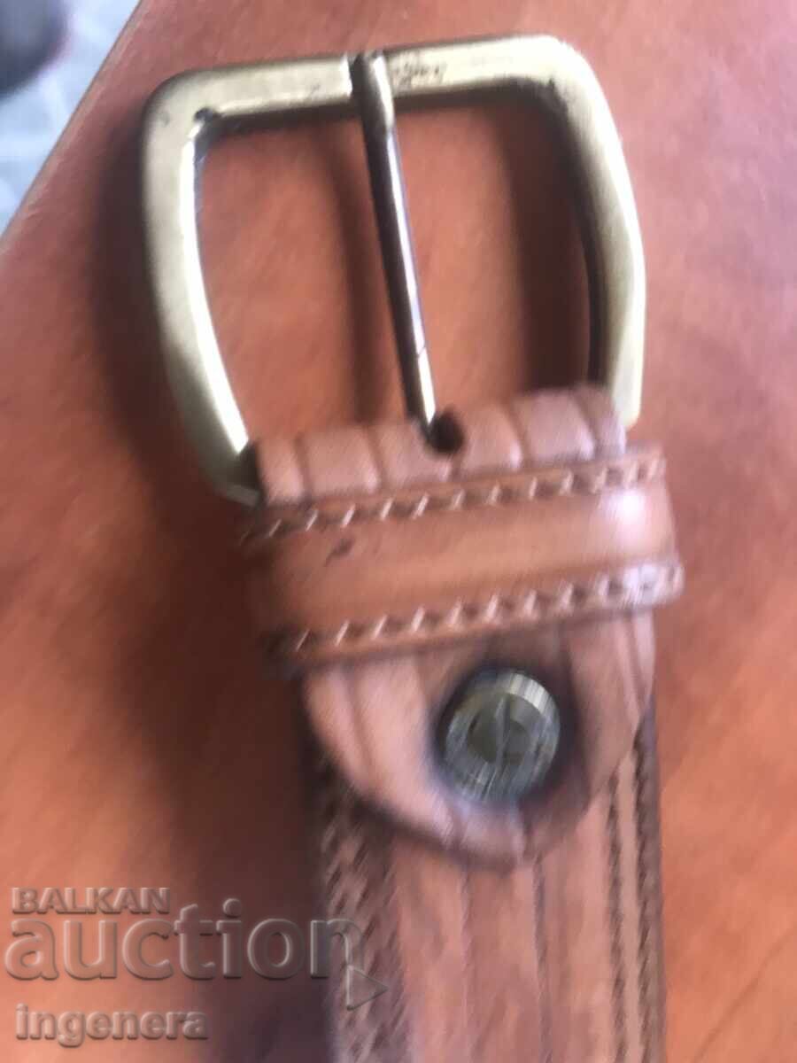 LEATHER BELT UNUSED - 5 LEATHER BELT UNUSED - 5