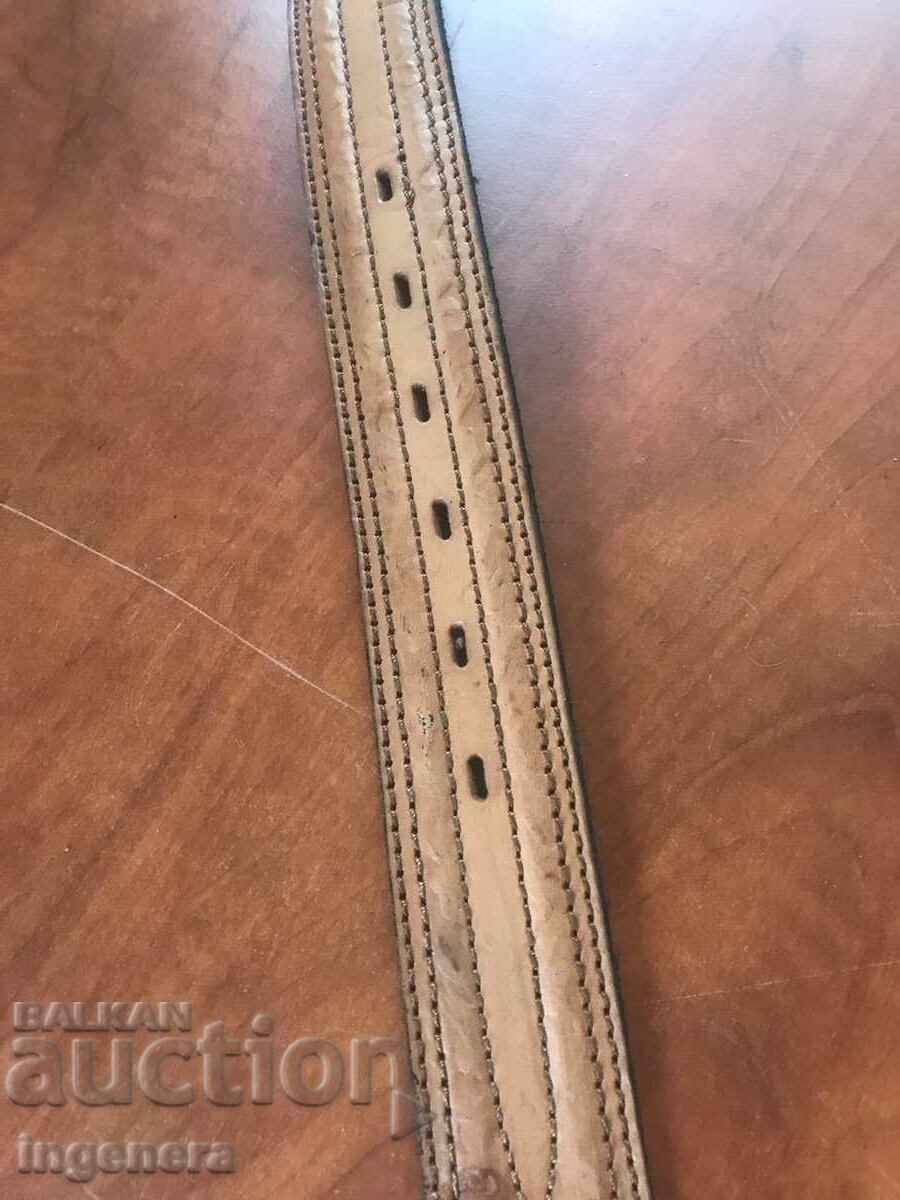 LEATHER BELT UNUSED - 7 LEATHER BELT UNUSED - 7