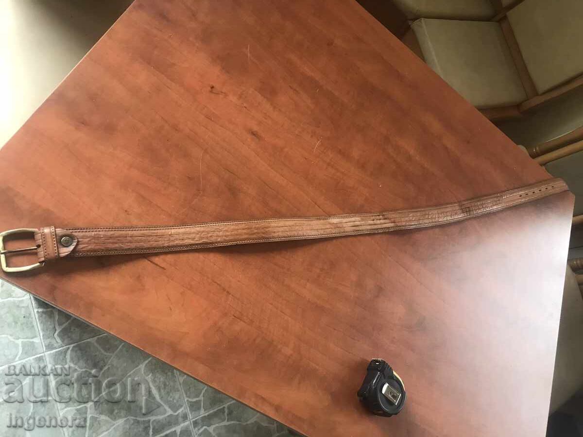 LEATHER BELT UNUSED LEATHER BELT UNUSED