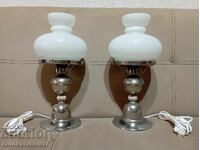 Set of two antique lamps - lamp