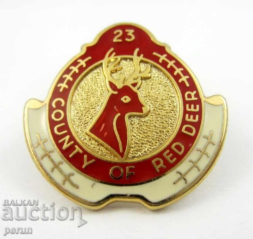 Канада-Територия на Червения елен-Ловна значка с цена 7.99 лв. | € 4.09 Канада-Територия на Червения елен-Ловна значка с цена 7.99 лв. | € 4.09