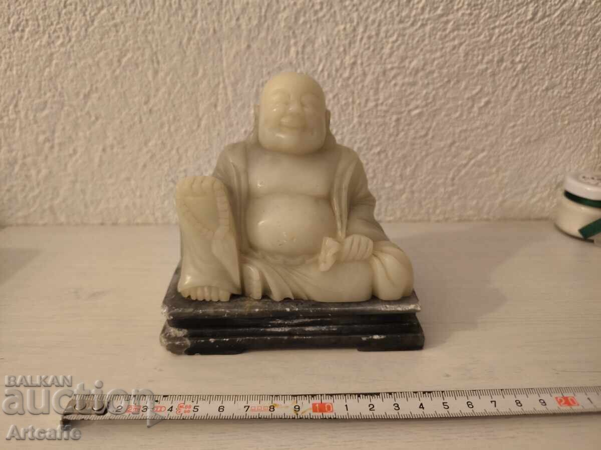 Auction old Chinese sculpture of the happy Buddha Auction old Chinese sculpture of the happy Buddha