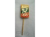 Football Badge - Olympic Games Moscow 1980