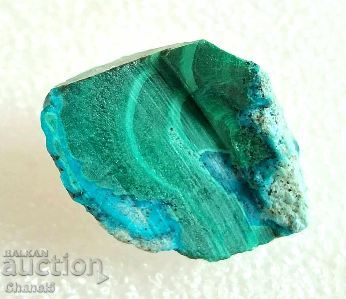 NATURAL MALACHITE + CHRYSOCOLA - CONGO - 57.45 ct (713) with price 15.00 BGN | € 7.67