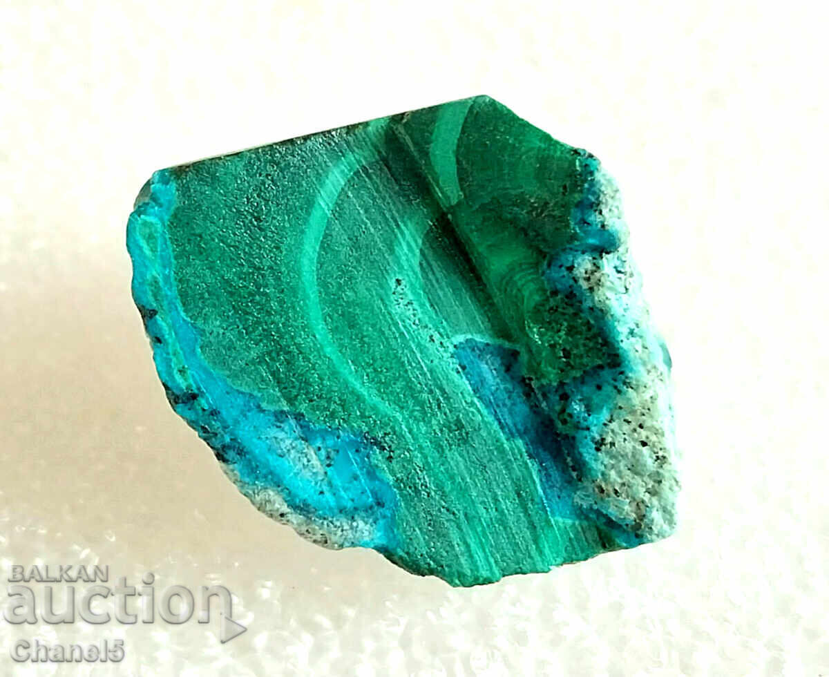 NATURAL MALACHITE + CHRYSOCOLA - CONGO - 57.45 ct (713)